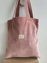 Amber Pink Corduroy Tote Bag Lisa